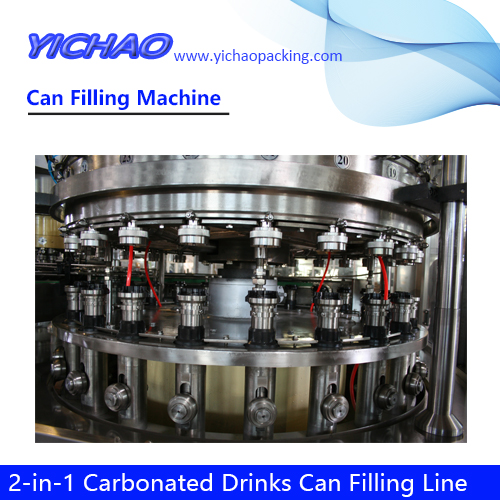 2-in-1 carbonated drinks can filling line6
