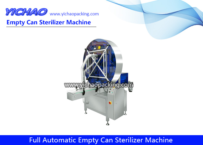 Full Automatic Empty Can/Jar Air Cleaning and UV-Sterillization Rinsers/Sterilizers Machine