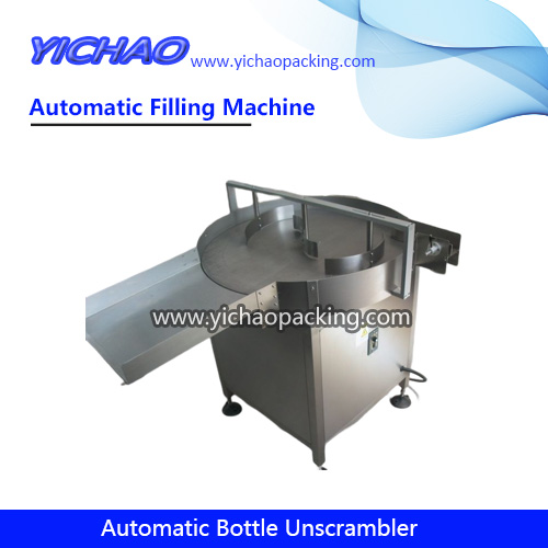 Automatic Turntable Pet/Plastic/Round Beverage/Drinking/Empty Bottle Unscrambler Machine For Packing Line