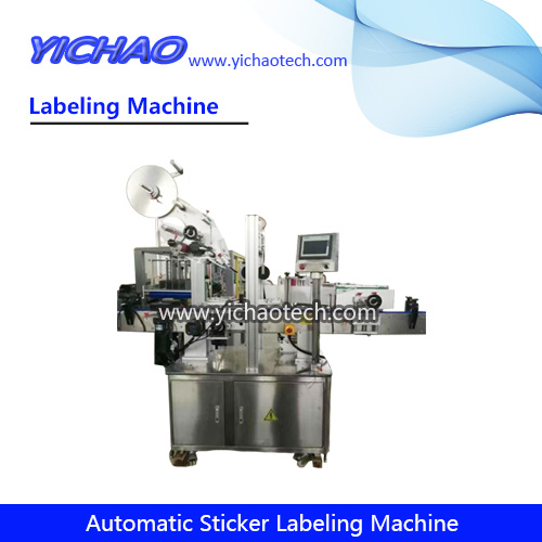 Automatic High Speed Round Bottle Jar/Can/Glass/Pet Bottle Sticker Labeller Pasting Labeling Machine
