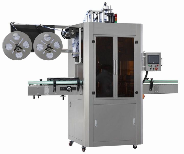Full-auto sleeve and shrink labeling machine